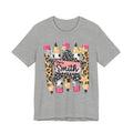 Personalized Teacher Name Shirt | Custom Pencil Teacher Tee | Leopard Print Teacher Shirt