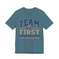 First Grade Varsity Teacher Shirt | Custom Teacher Tee | Back to School Teacher Gift | Bella+Canvas 3001 Graphic T-Shirt