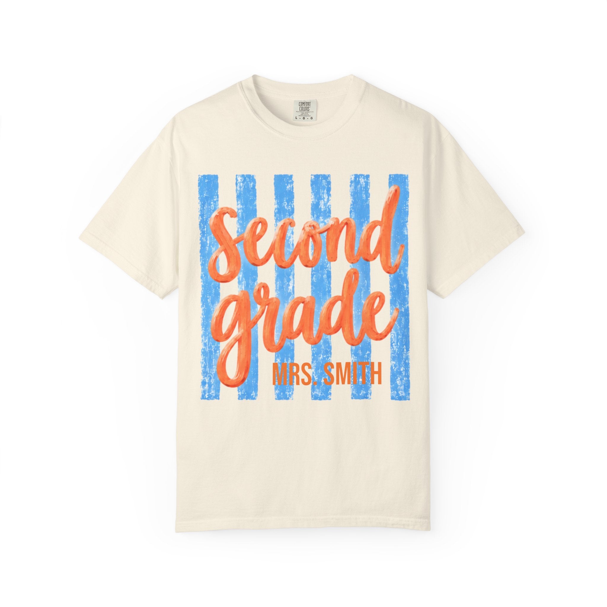 Personalized Second Grade Teacher Shirt | 2nd Grade Team Tee | Painted Script Back to School Shirt