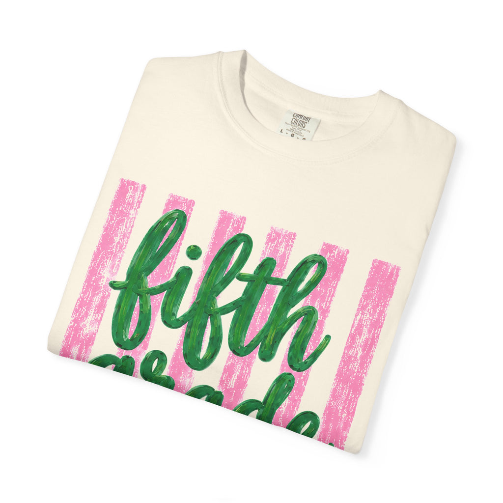 Personalized Fifth Grade Teacher Shirt | 5th Grade Team Tee | Painted Script Back to School Shirt