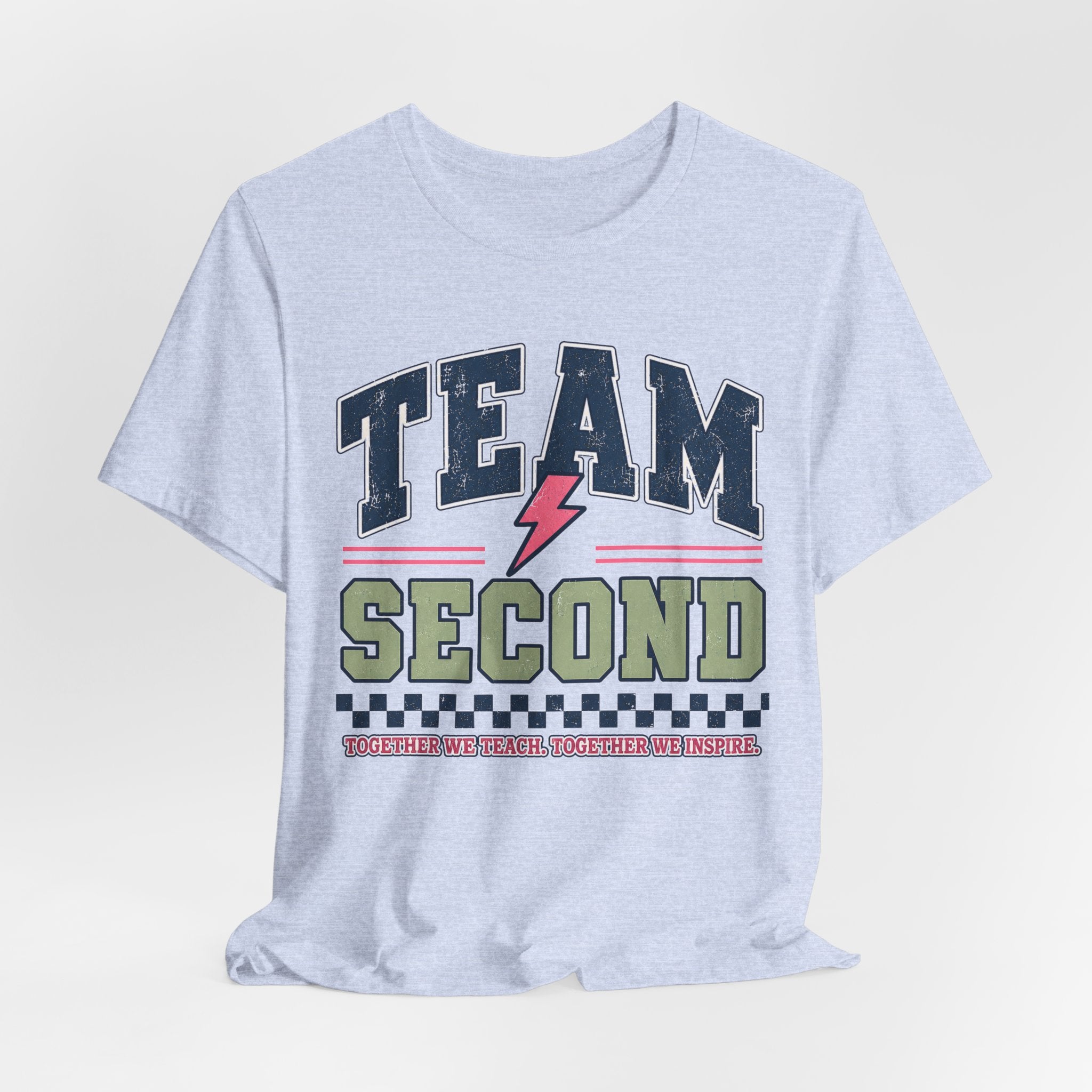 Second Varsity Teacher Shirt | Custom Teacher Tee | Back to School Teacher Gift | Bella+Canvas 3001 Graphic T-Shirt