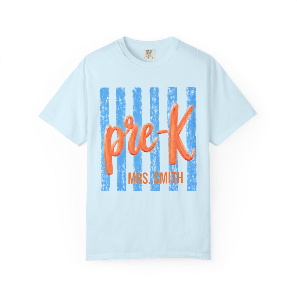 Personalized Pre-K Teacher Shirt | Pre K Grade Level Team Tee | Painted Script Back to School Shirt