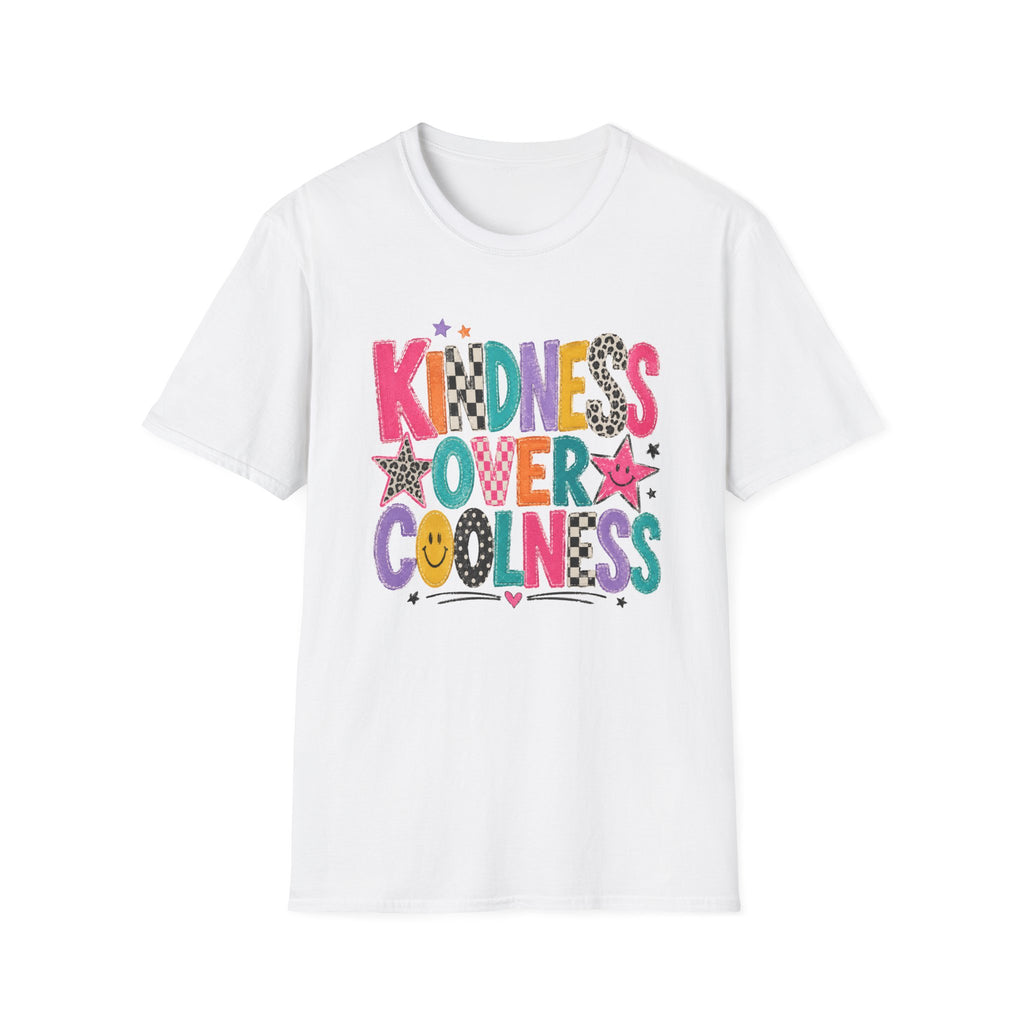 Kindness Over Coolness Teacher Shirt | Retro Back to School Tee | Positive School Shirt