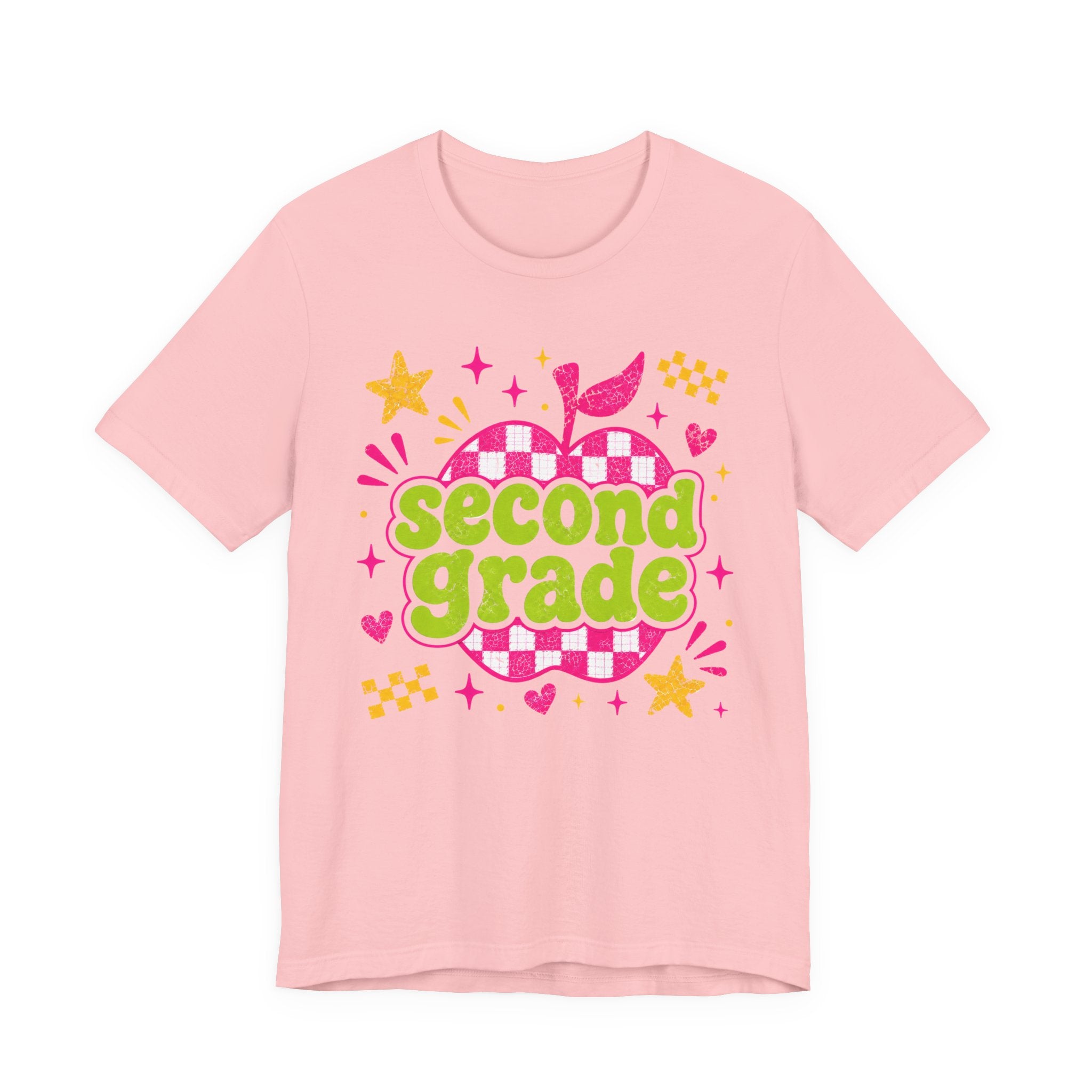 Second Grade eacher Shirt | Custom Teacher Tee | Back to School Teacher Gift | Bella+Canvas 3001 Graphic T-Shirt