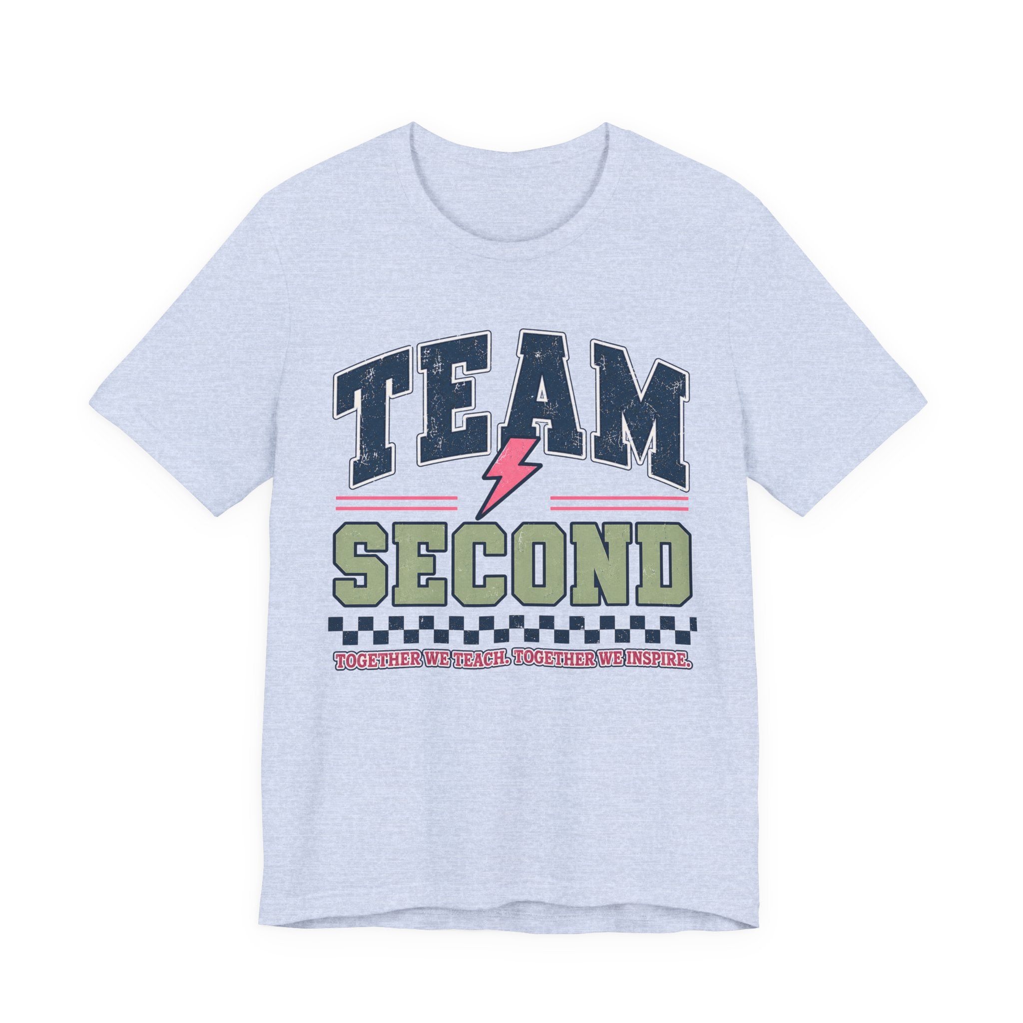 Second Varsity Teacher Shirt | Custom Teacher Tee | Back to School Teacher Gift | Bella+Canvas 3001 Graphic T-Shirt