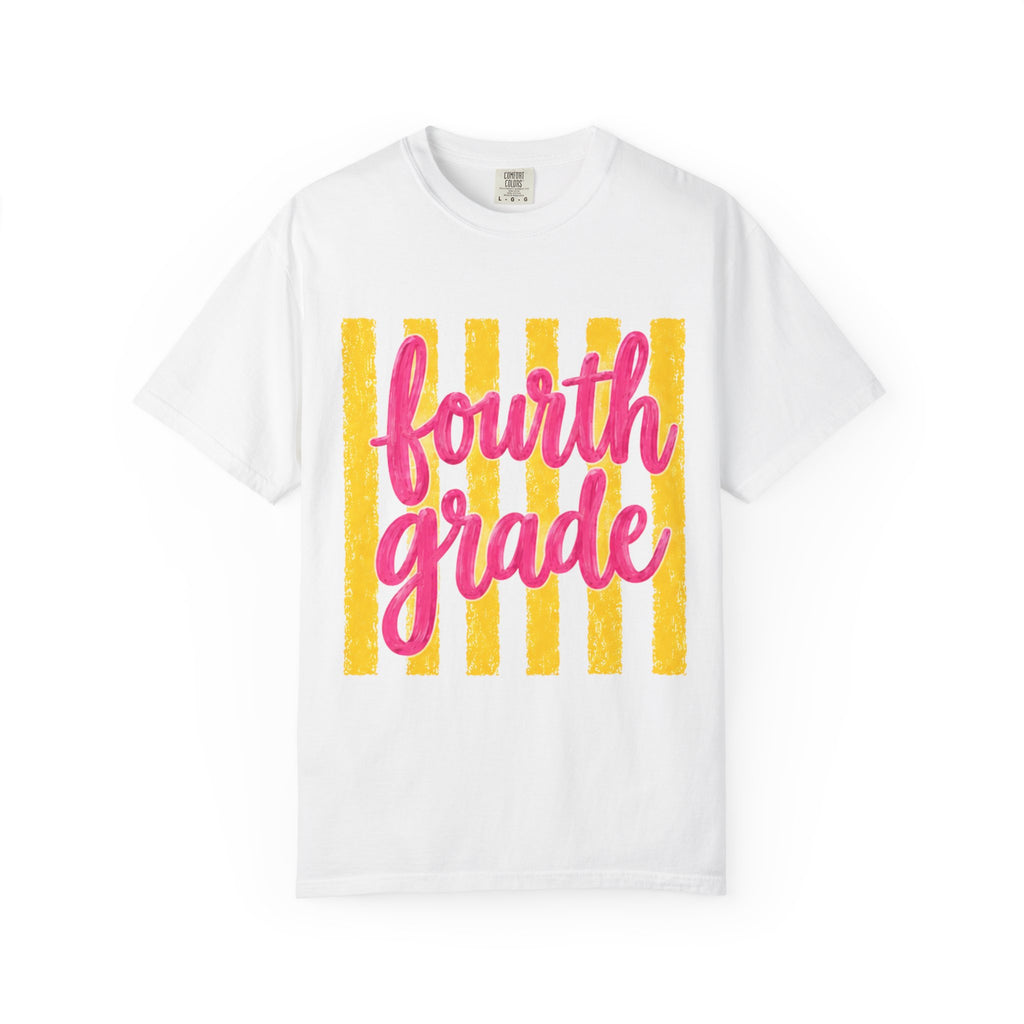 Fourth Grade Teacher Shirt | 4th Grade Team Tee | Painted Script Back to School Shirt