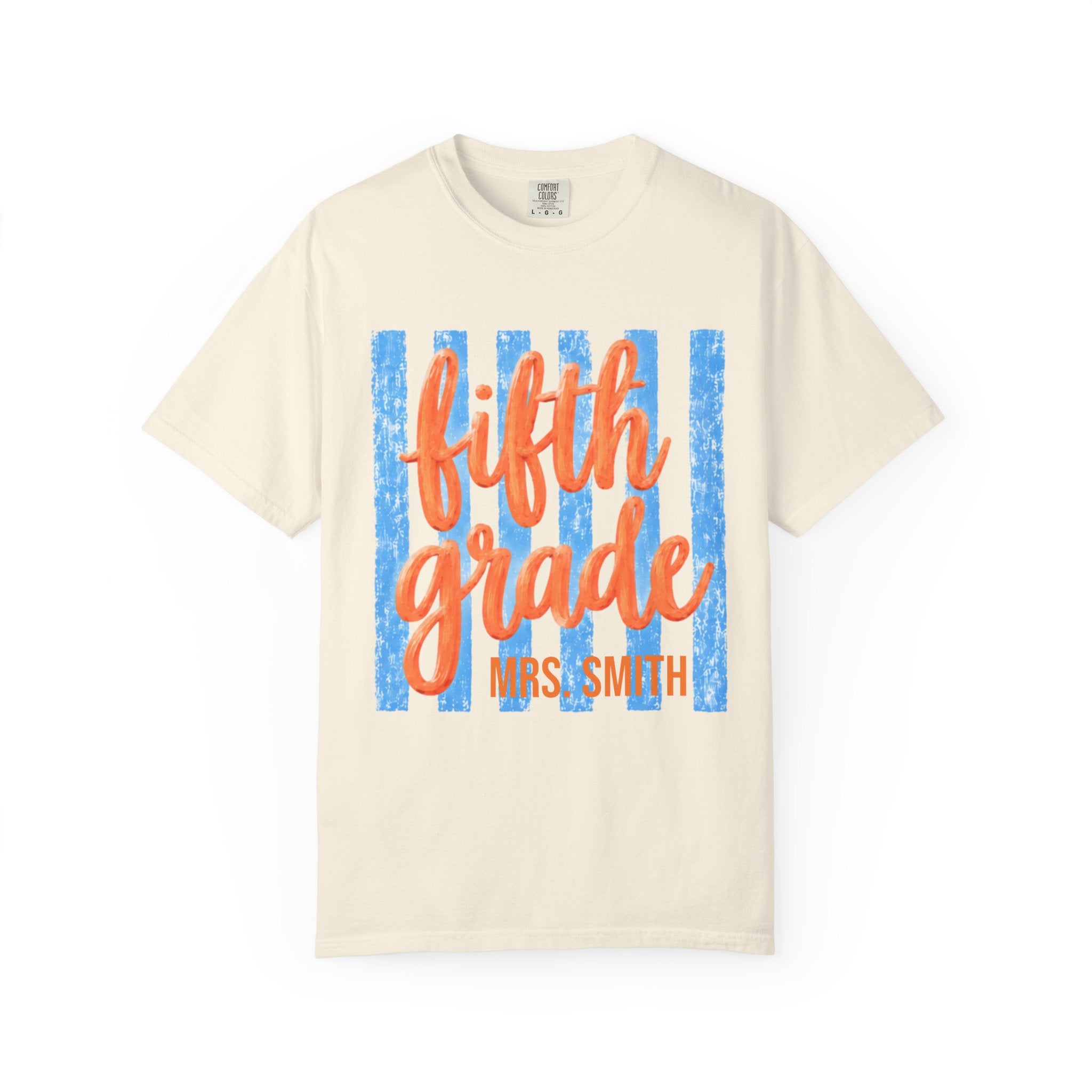 Personalized Fifth Grade Teacher Shirt | 5th Grade Team Tee | Painted Script Back to School Shirt