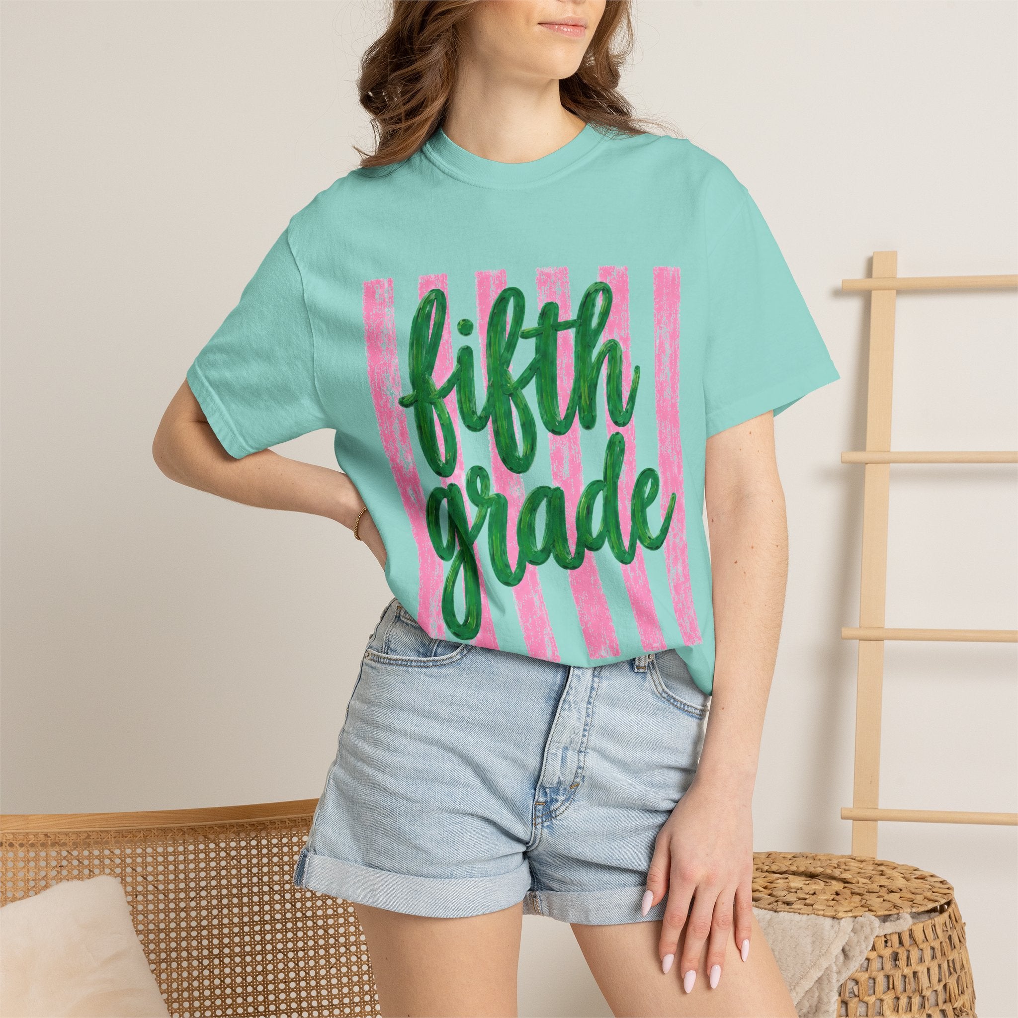 Fifth Grade Teacher Shirt | 5th Grade Team Tee | Painted Script Back to School Shirt