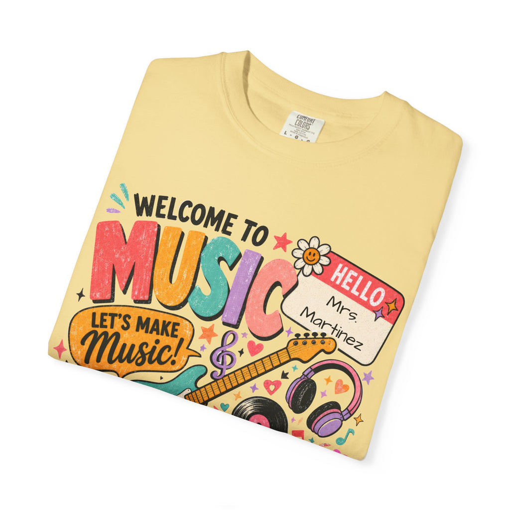 Welcome to Music Shirt | Music Teacher T-Shirt | Back to School Music Teacher Tee | Elementary Music Teacher Gift | Cute Music Classroom Graphic Tee