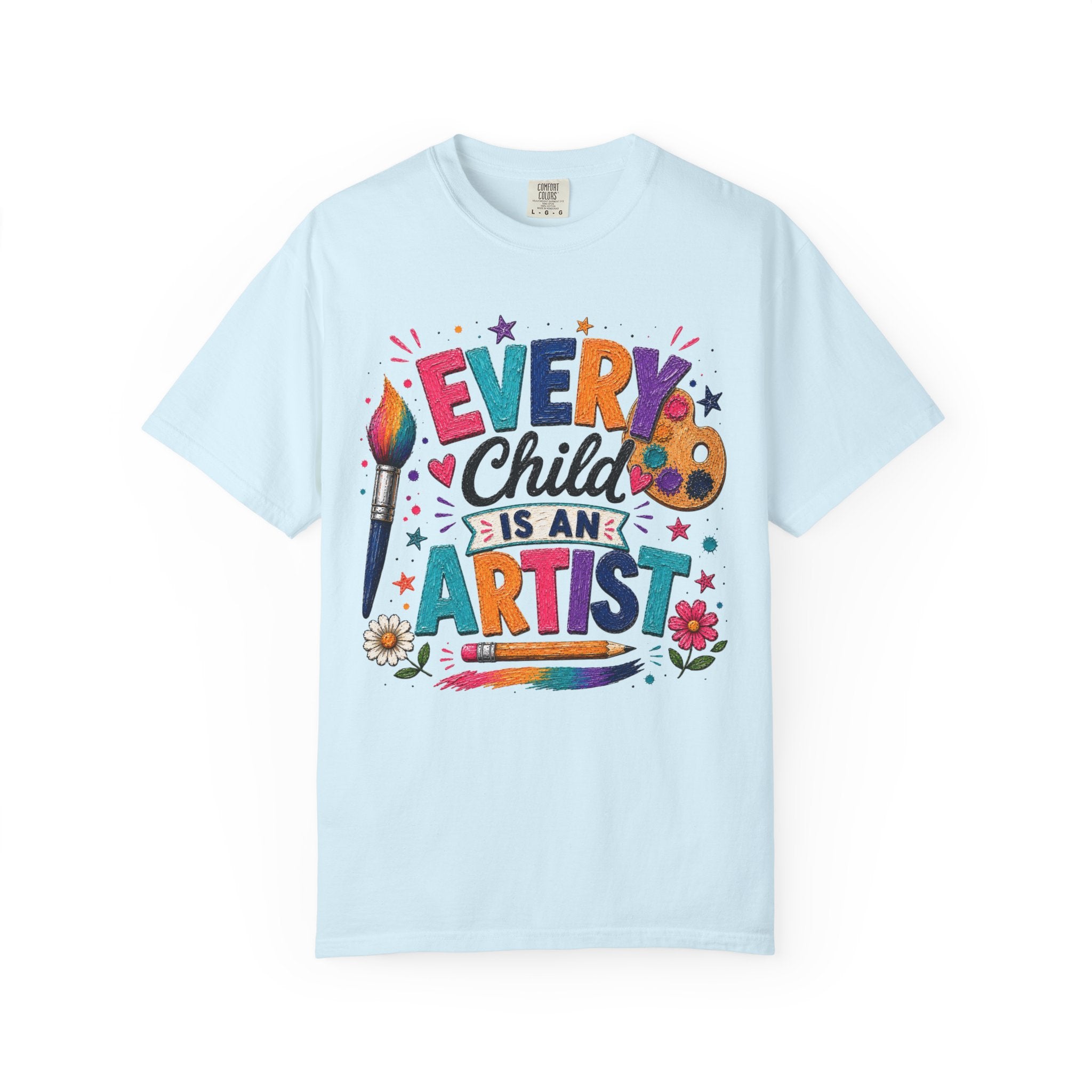 Every Child Is an Artist Shirt | Art Teacher Shirt | Elementary Art Teacher Gift | Inspirational Teacher Tee | Creative Classroom Shirt | Back to School Teacher Gift