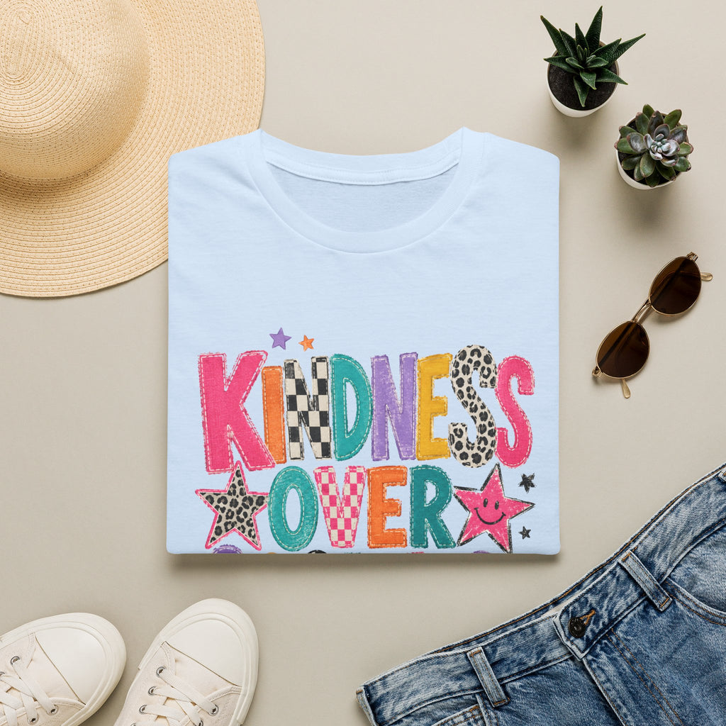 Kindness Over Coolness Teacher Shirt | Retro Back to School Tee | Positive School Shirt
