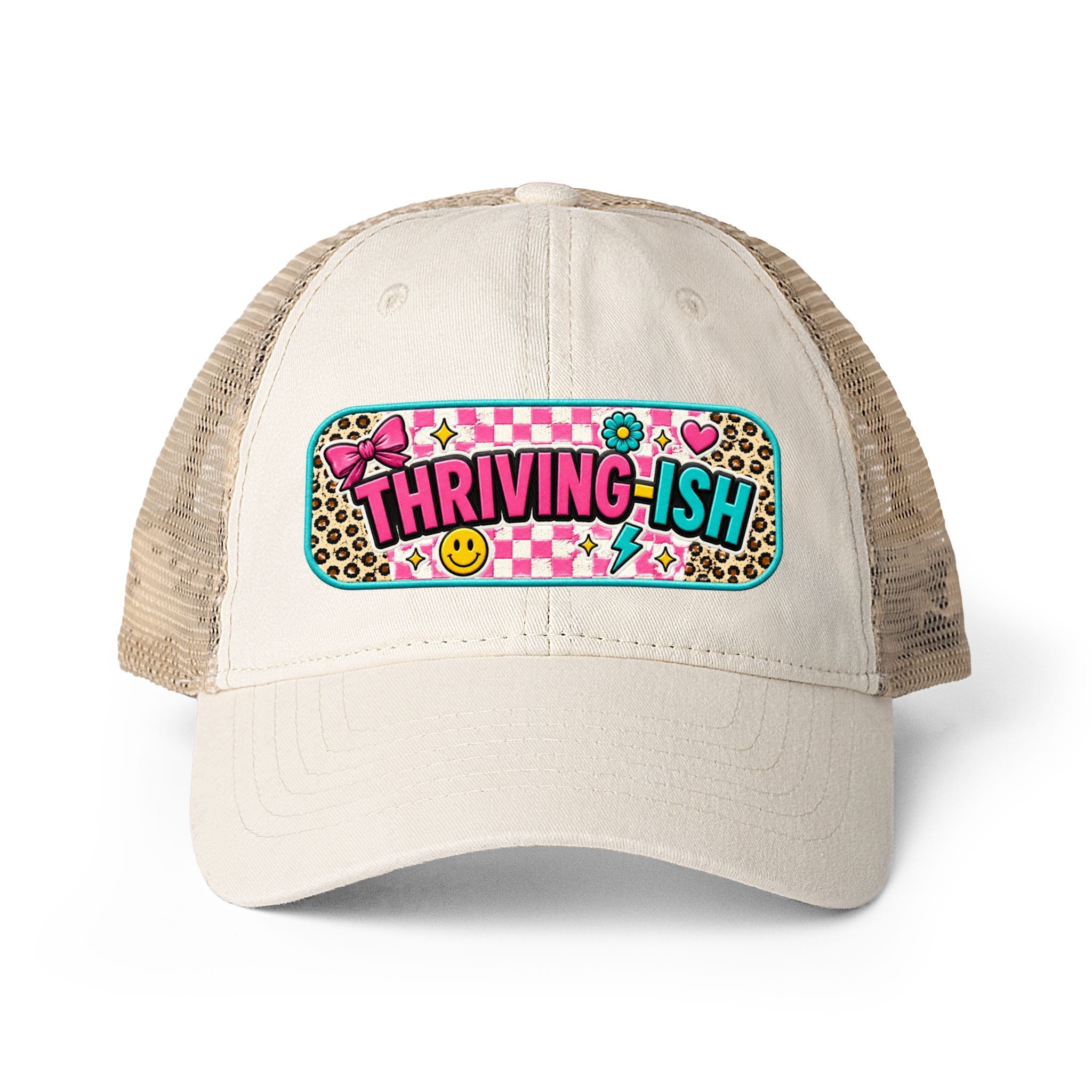 Mentally at the Pool Patch Trucker Hat | Summer Poolside Graphic