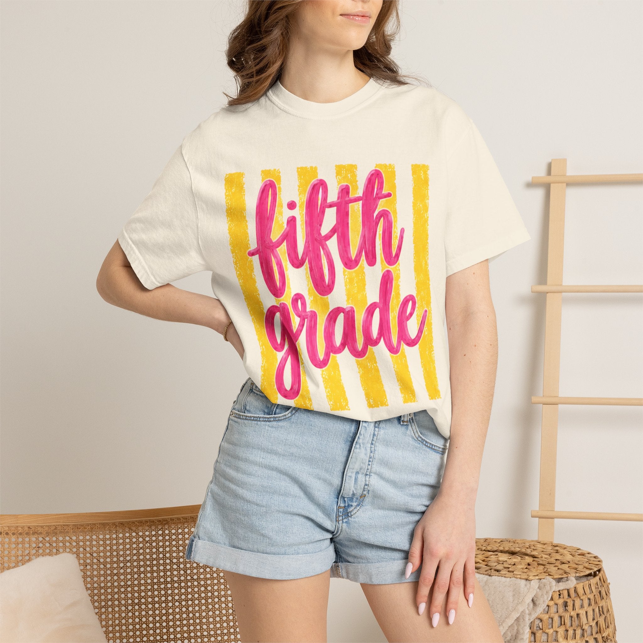 Fifth Grade Teacher Shirt | 5th Grade Team Tee | Painted Script Back to School Shirt
