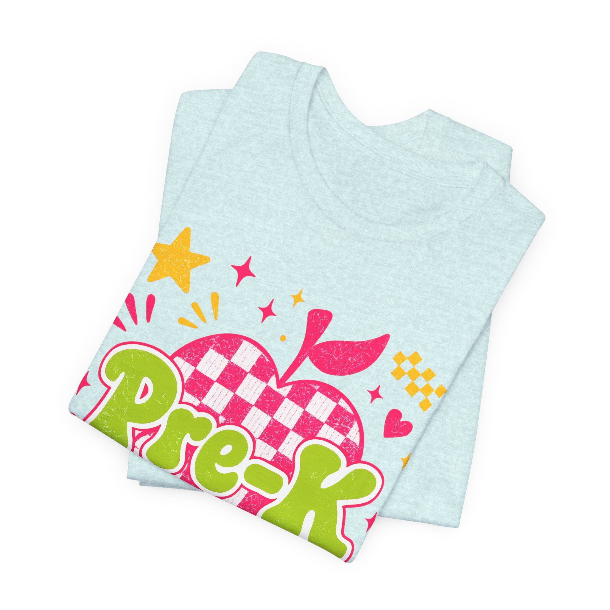 Retro Pre-K Teacher Shirt | Cute Checkerboard Teacher Tee | Back to School