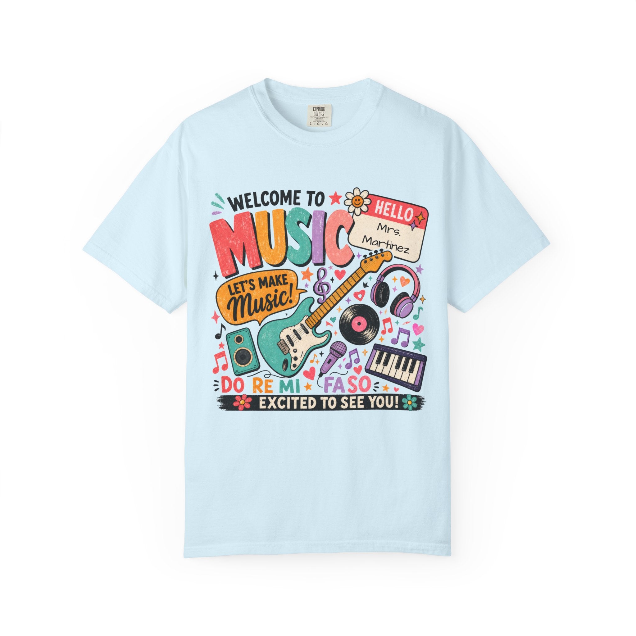 Welcome to Music Shirt | Music Teacher T-Shirt | Back to School Music Teacher Tee | Elementary Music Teacher Gift | Cute Music Classroom Graphic Tee