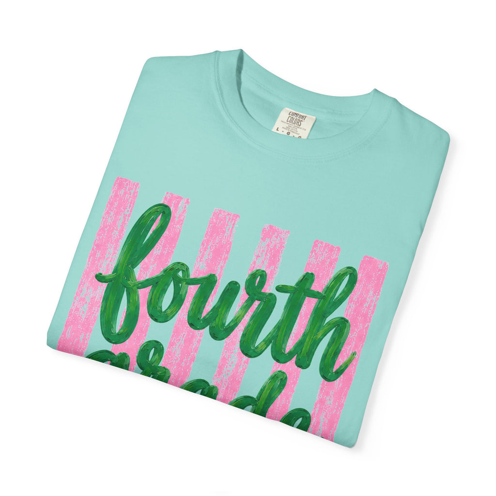 Personalized Fourth Grade Teacher Shirt | 4th Grade Team Tee | Painted Script Back to School Shirt