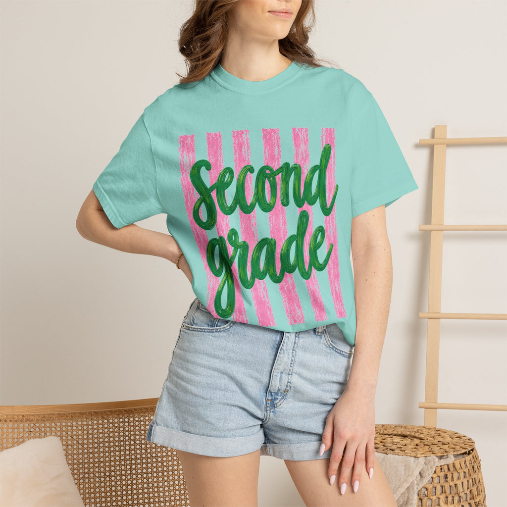 Second Grade Teacher Shirt | 2nd Grade Team Tee | Painted Script Back to School Shirt