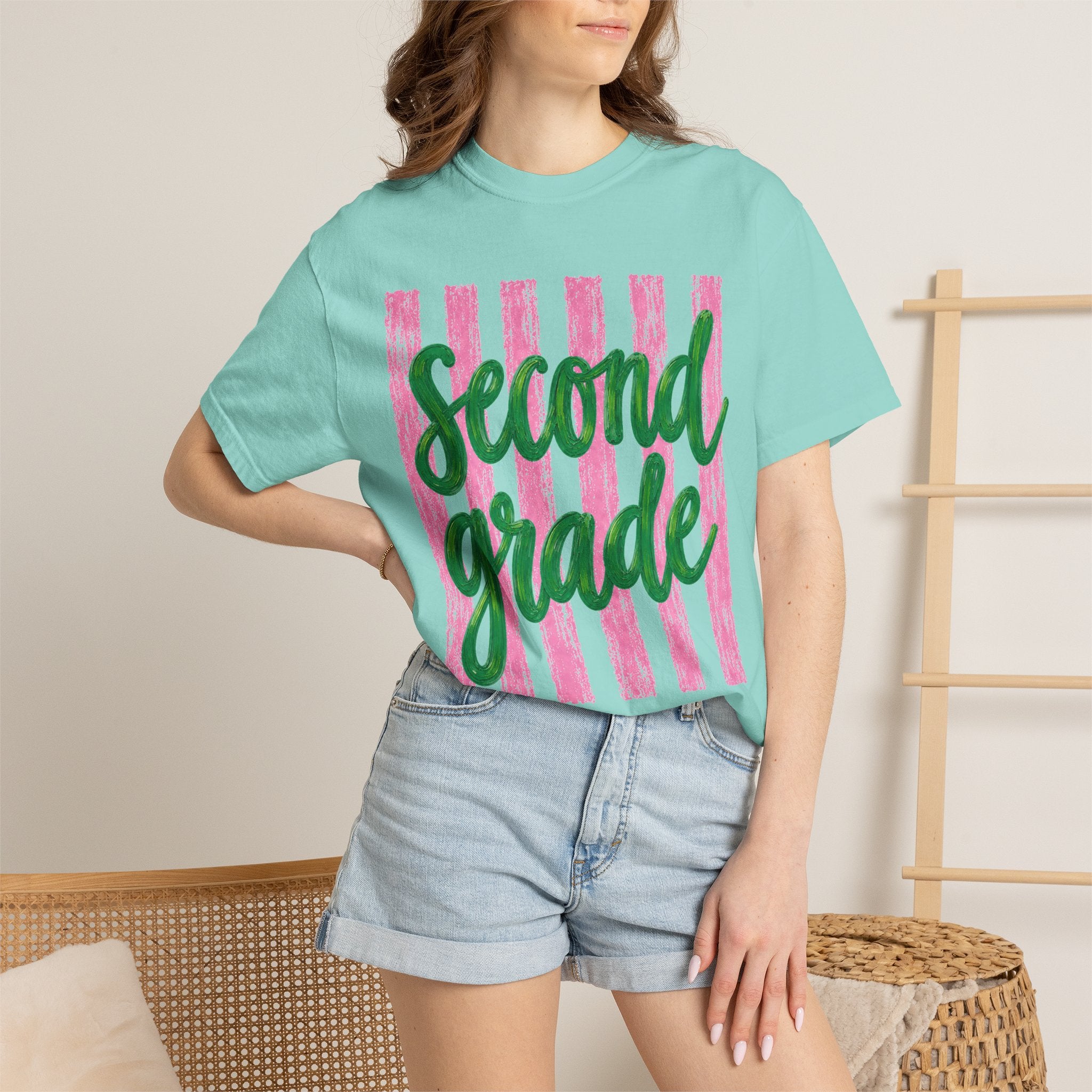 Second Grade Teacher Shirt | 2nd Grade Team Tee | Painted Script Back to School Shirt