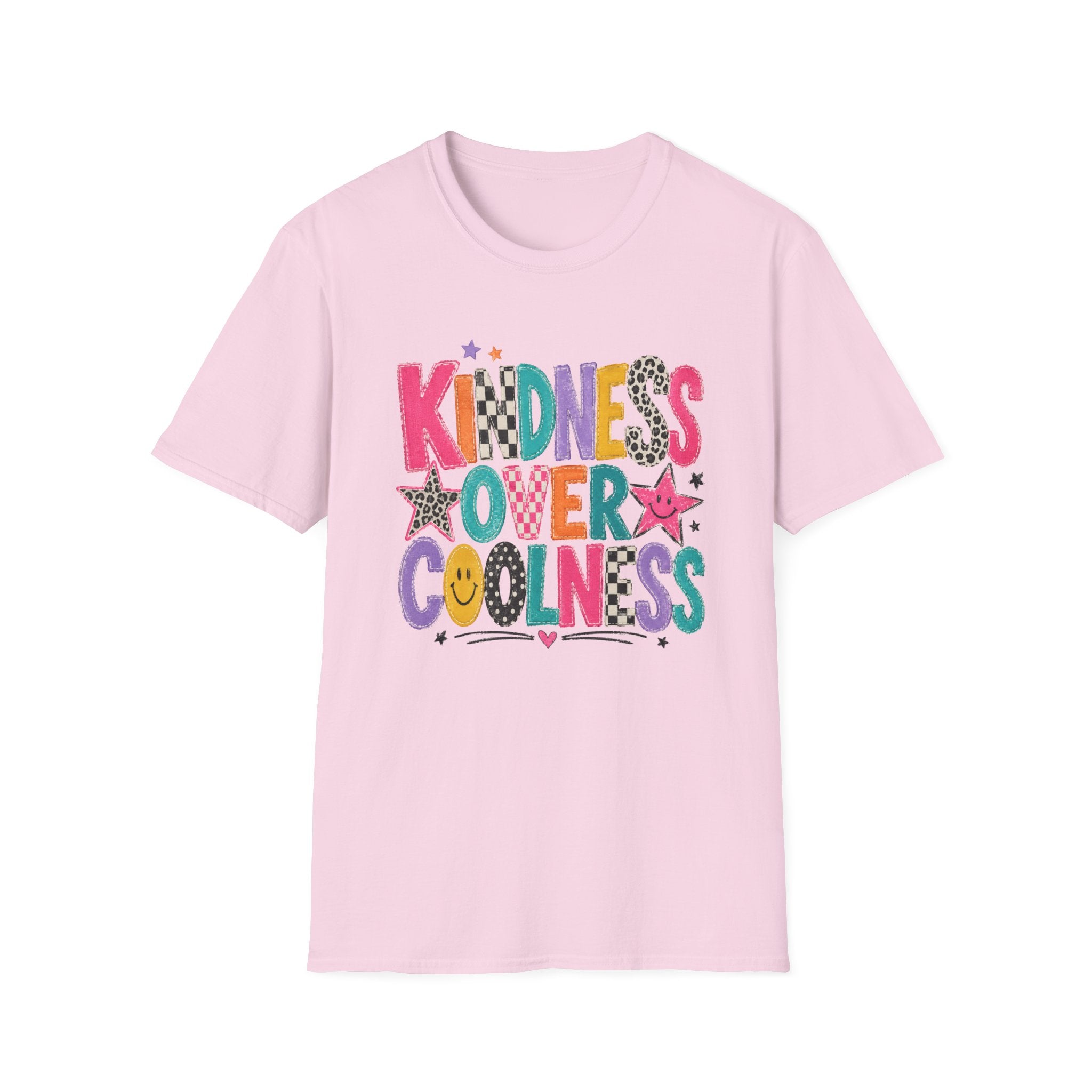 Kindness Over Coolness Teacher Shirt | Retro Back to School Tee | Positive School Shirt