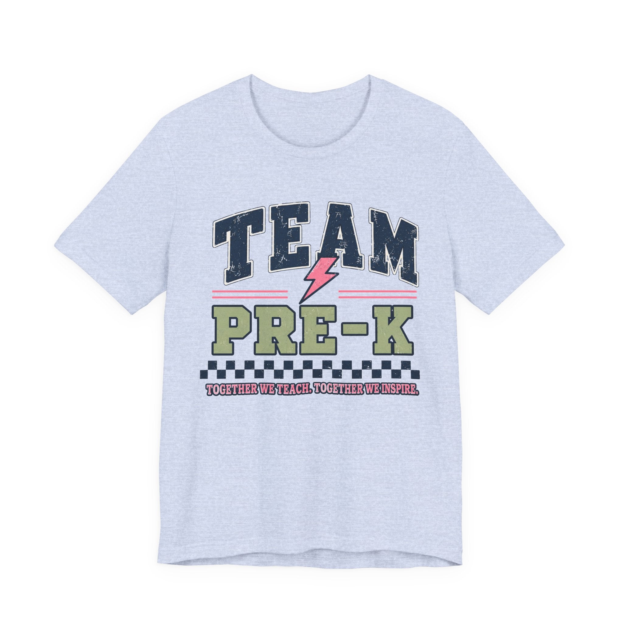 Pre-K Varsity Teacher Shirt | Custom Teacher Tee | Back to School Teacher Gift | Bella+Canvas 3001 Graphic T-Shirt