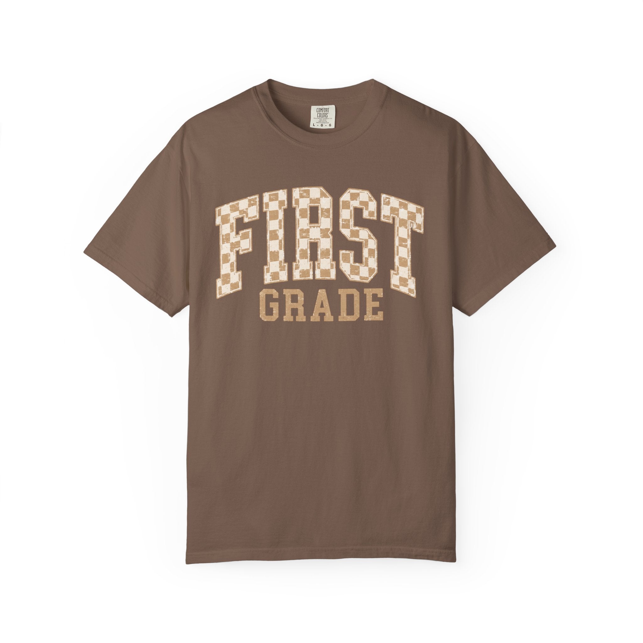 First Grade Teacher Shirt | Retro Leopard Teacher Tee