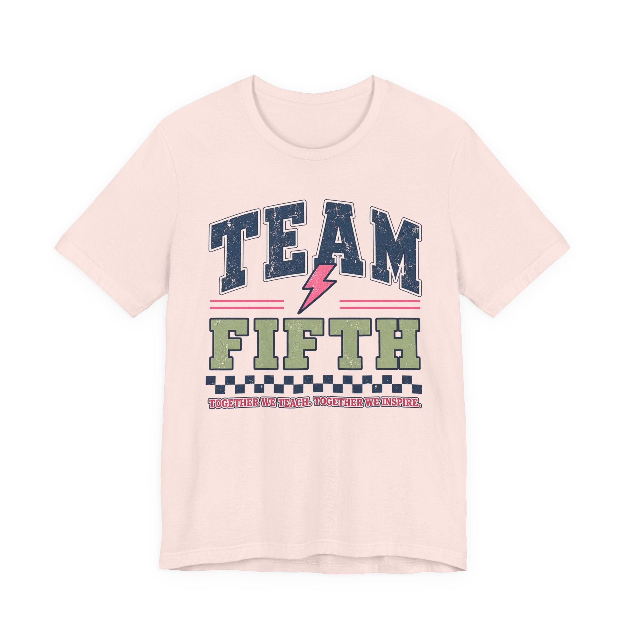 Fifth Grade Varsity Teacher Shirt | Custom Teacher Tee | Back to School Teacher Gift | Bella+Canvas 3001 Graphic T-Shirt
