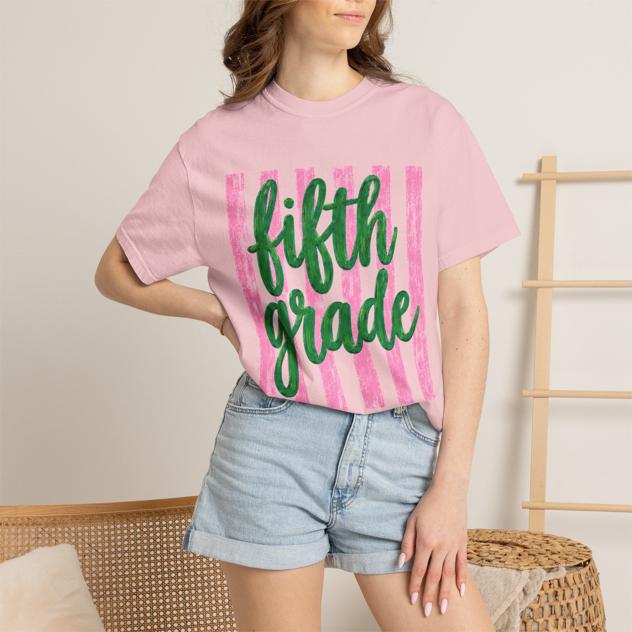 Fifth Grade Teacher Shirt | 5th Grade Team Tee | Painted Script Back to School Shirt