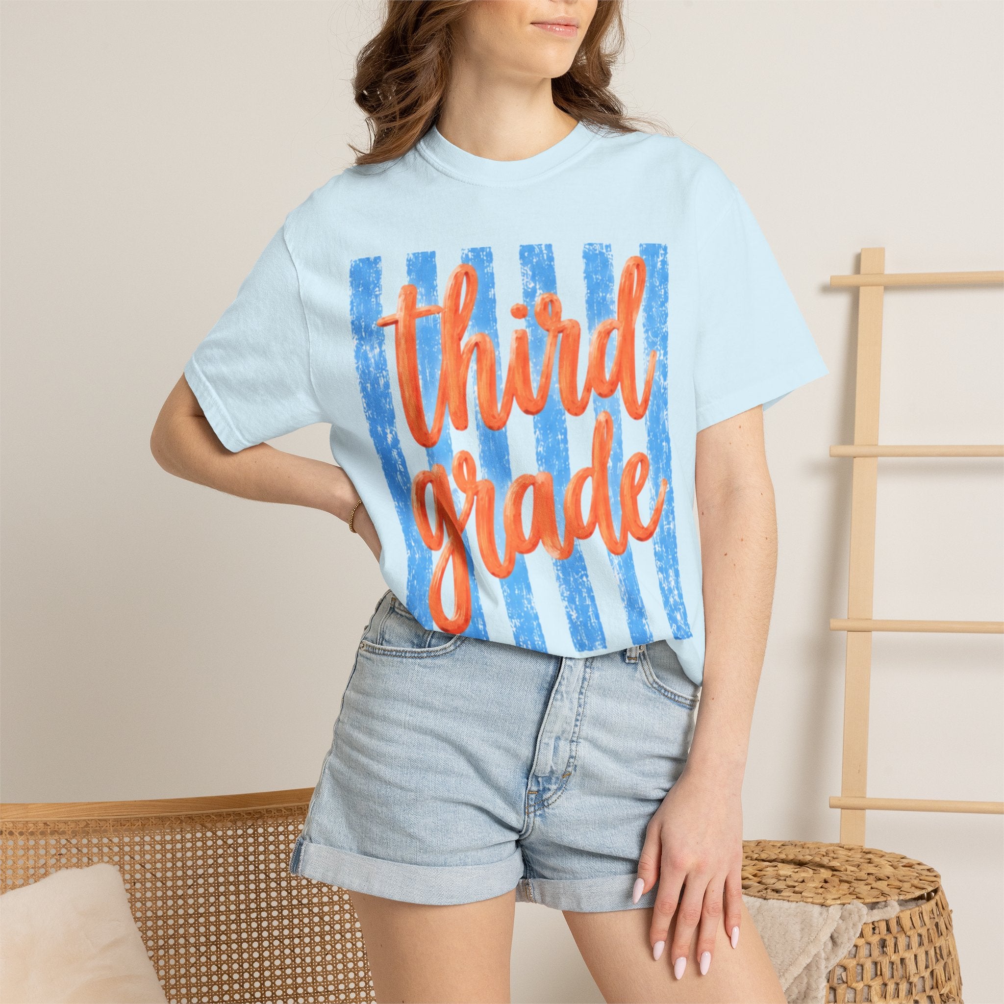 Third Grade Teacher Shirt | 3rd Grade Team Tee | Painted Script Back to School Shirt