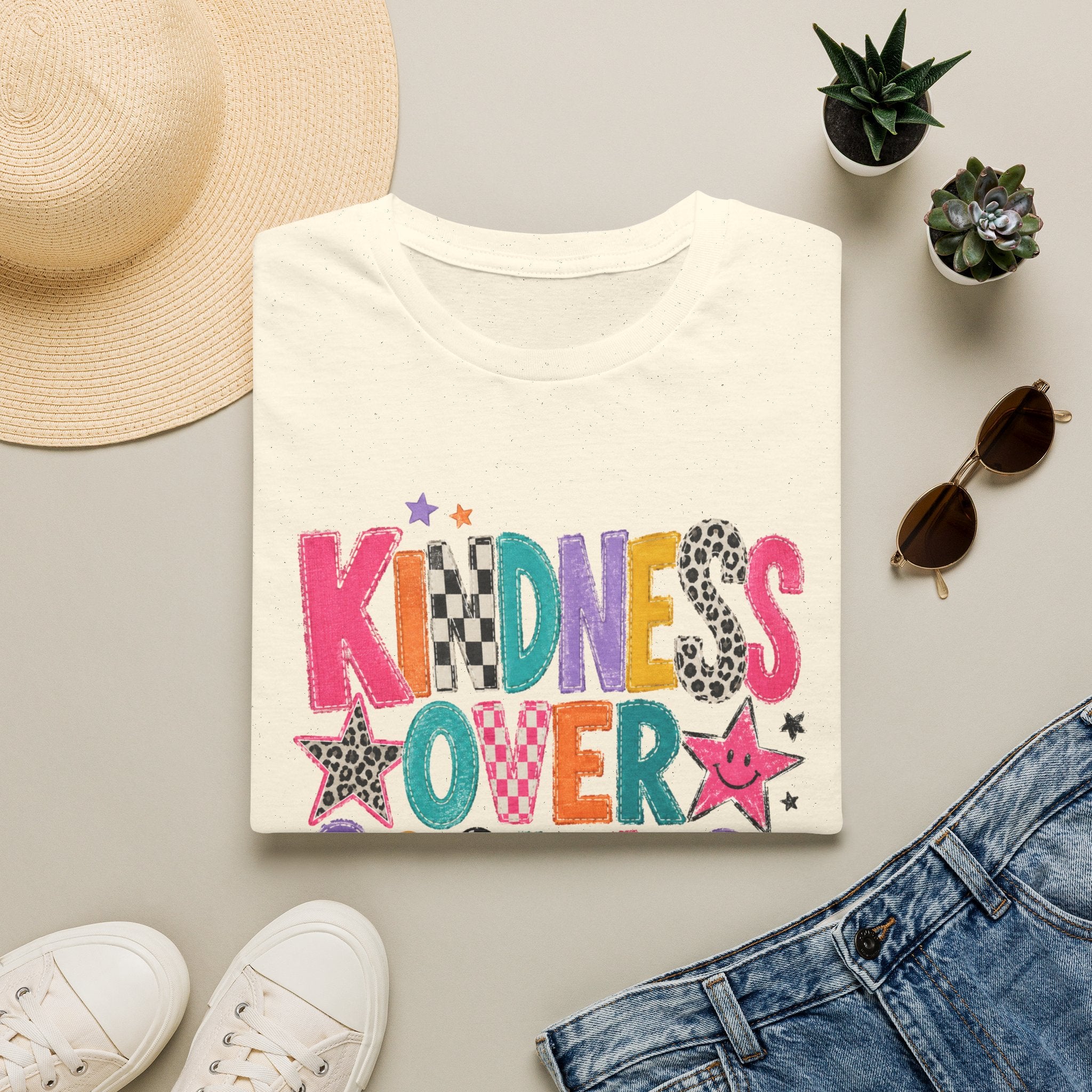 Kindness Over Coolness Teacher Shirt | Retro Back to School Tee | Positive School Shirt