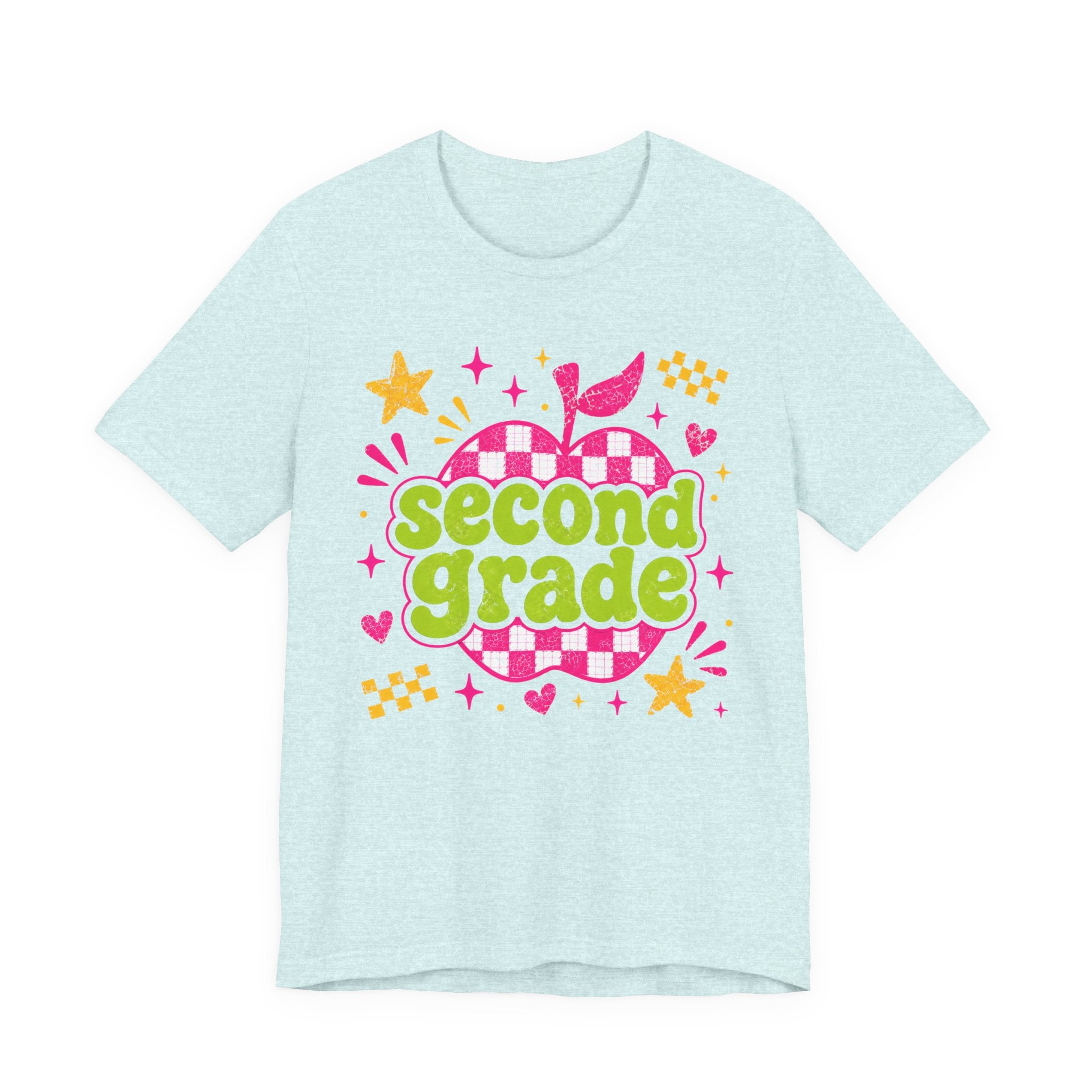 Second Grade eacher Shirt | Custom Teacher Tee | Back to School Teacher Gift | Bella+Canvas 3001 Graphic T-Shirt