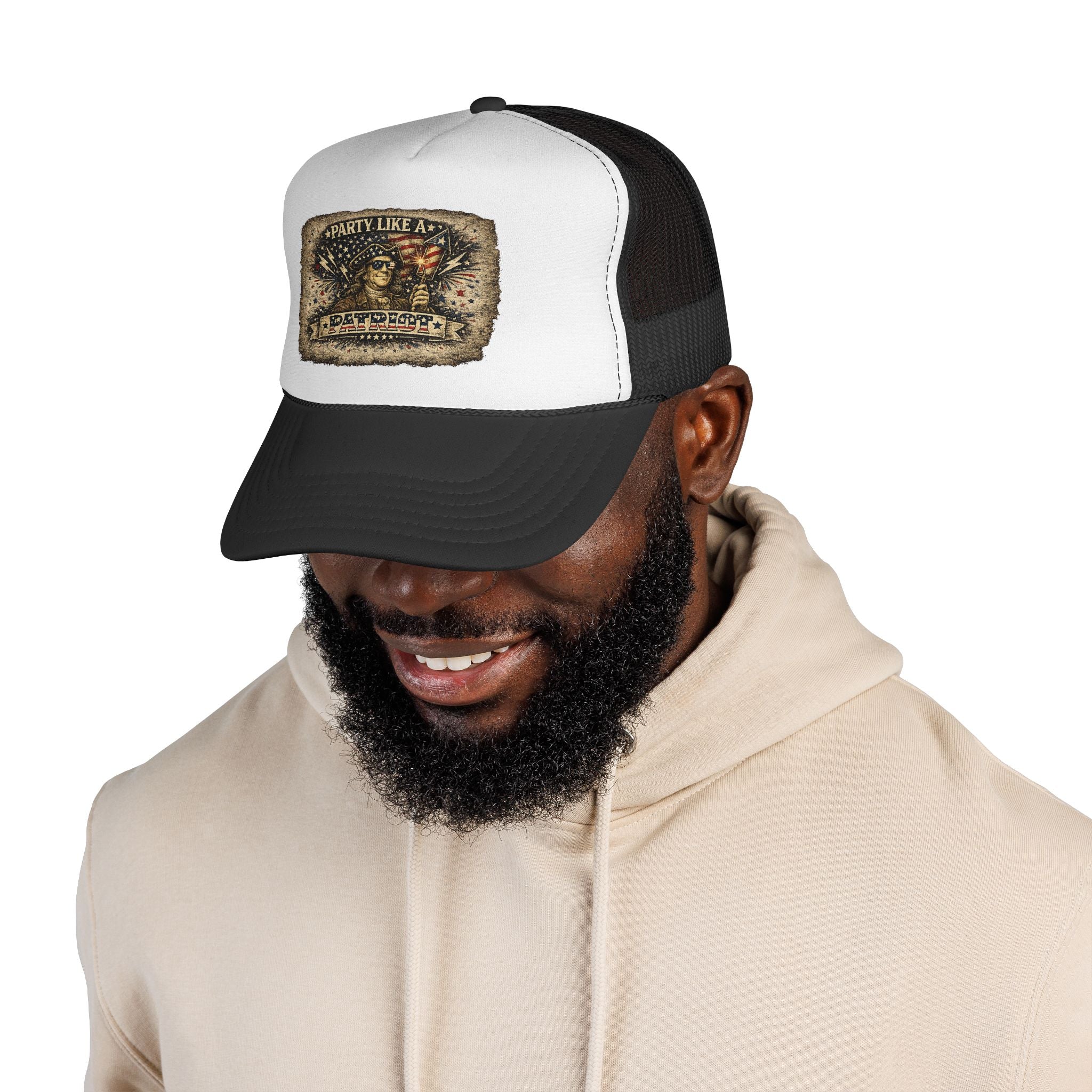 Original Boy Band Funny Americana Trucker Caps