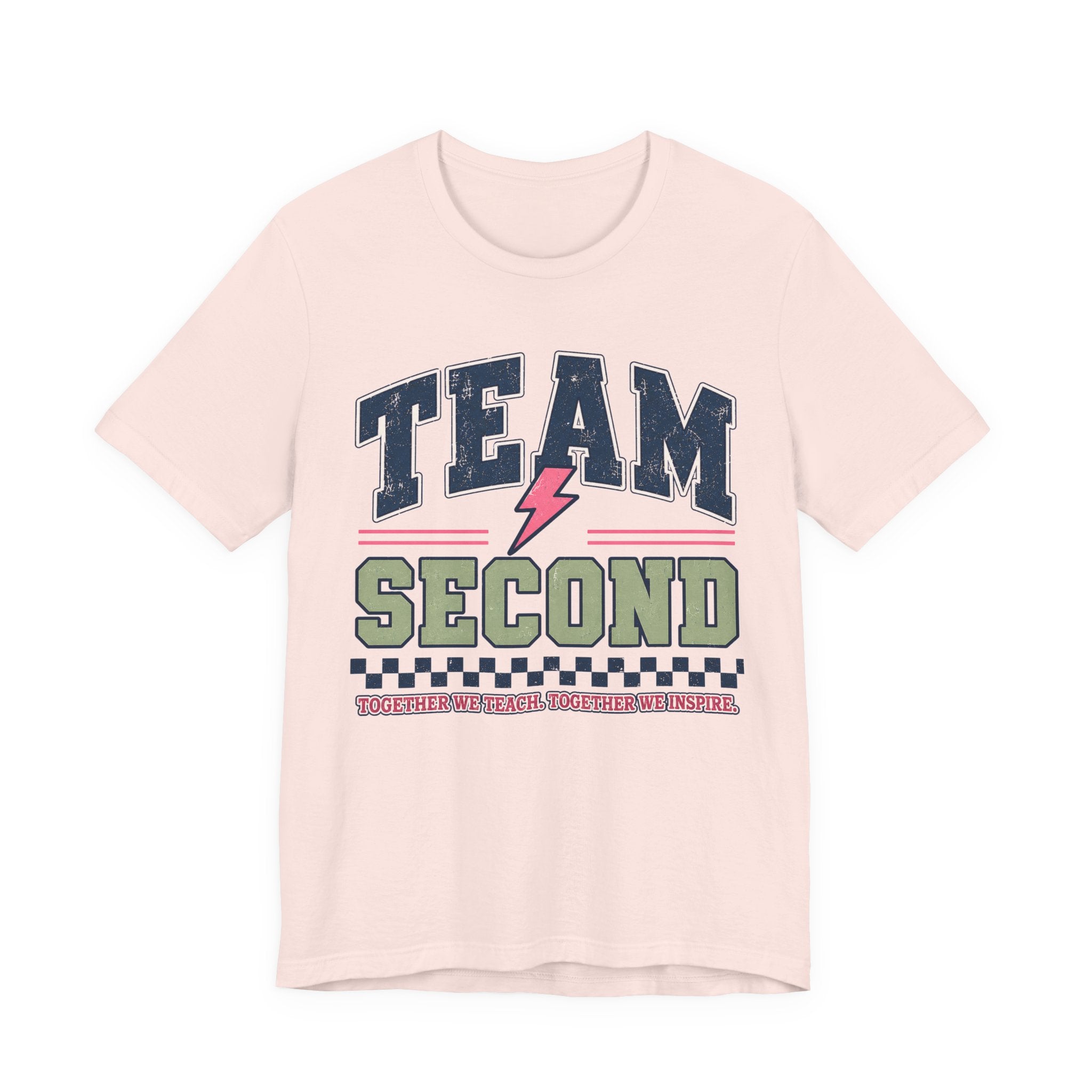 Second Varsity Teacher Shirt | Custom Teacher Tee | Back to School Teacher Gift | Bella+Canvas 3001 Graphic T-Shirt