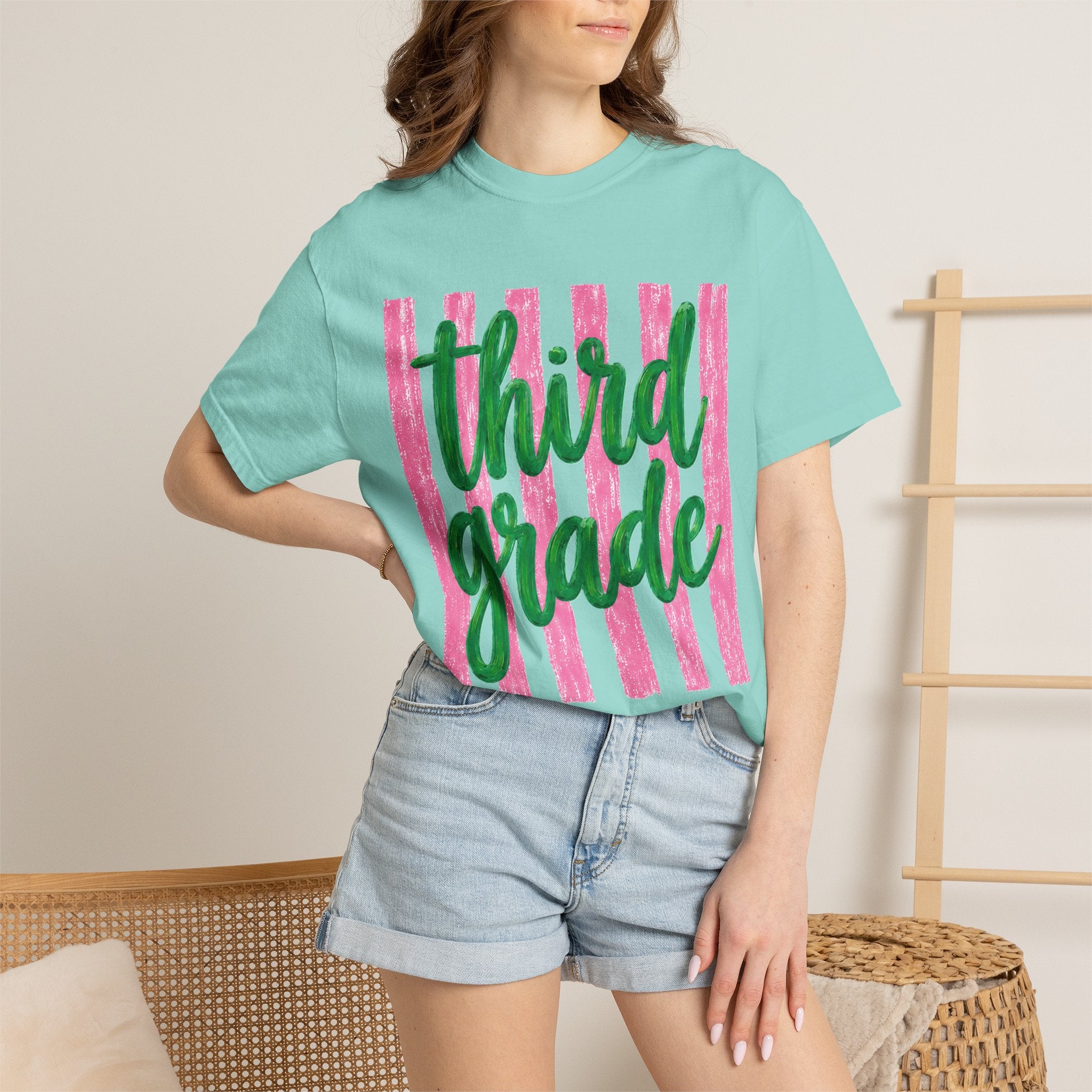 Third Grade Teacher Shirt | 3rd Grade Team Tee | Painted Script Back to School Shirt