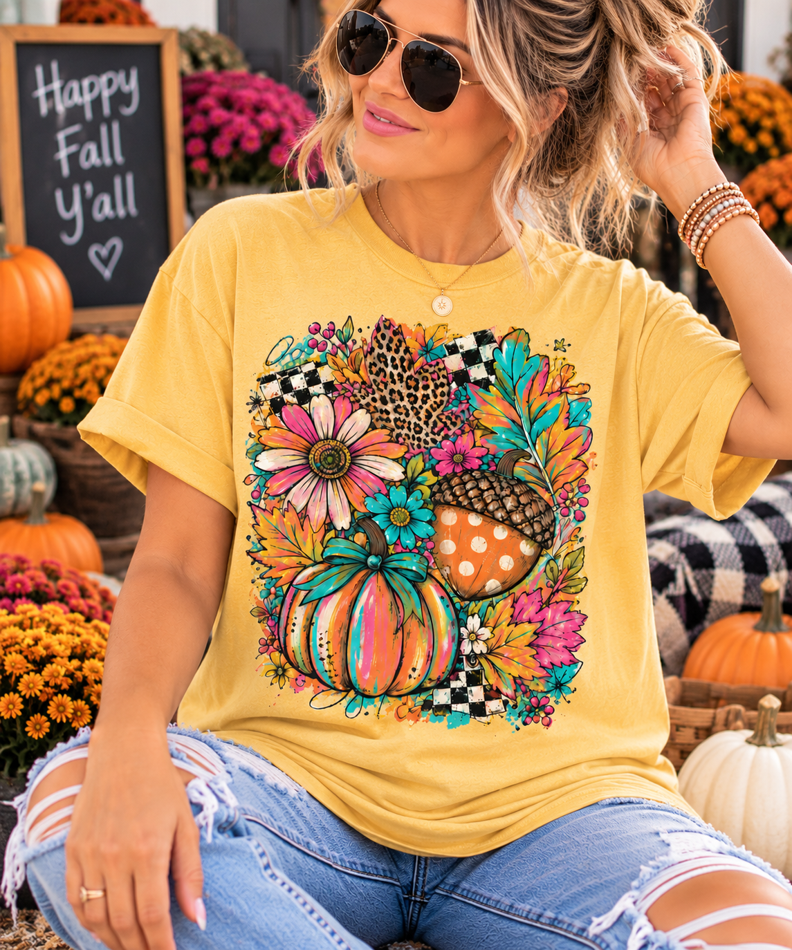 Funky Fall • Comfort Colors Tee