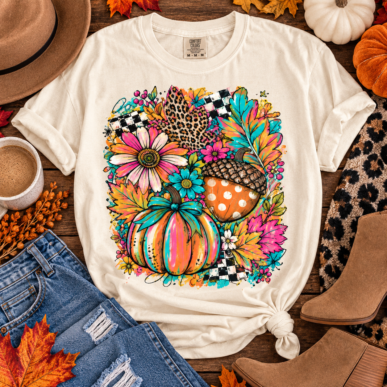 Funky Fall • Comfort Colors Tee