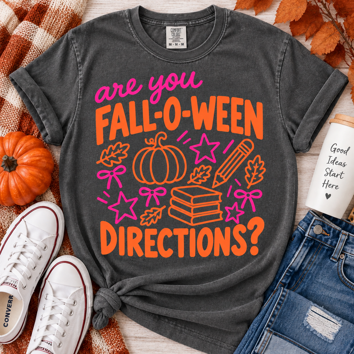 Fall-O-Ween Directions Teacher Tee