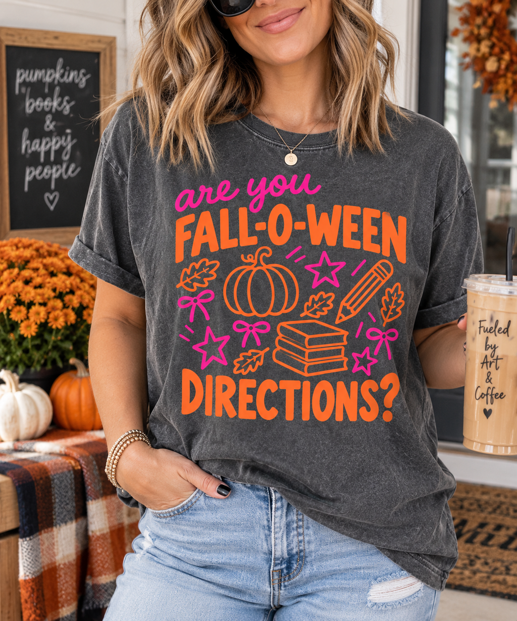 Fall-O-Ween Directions Teacher Tee