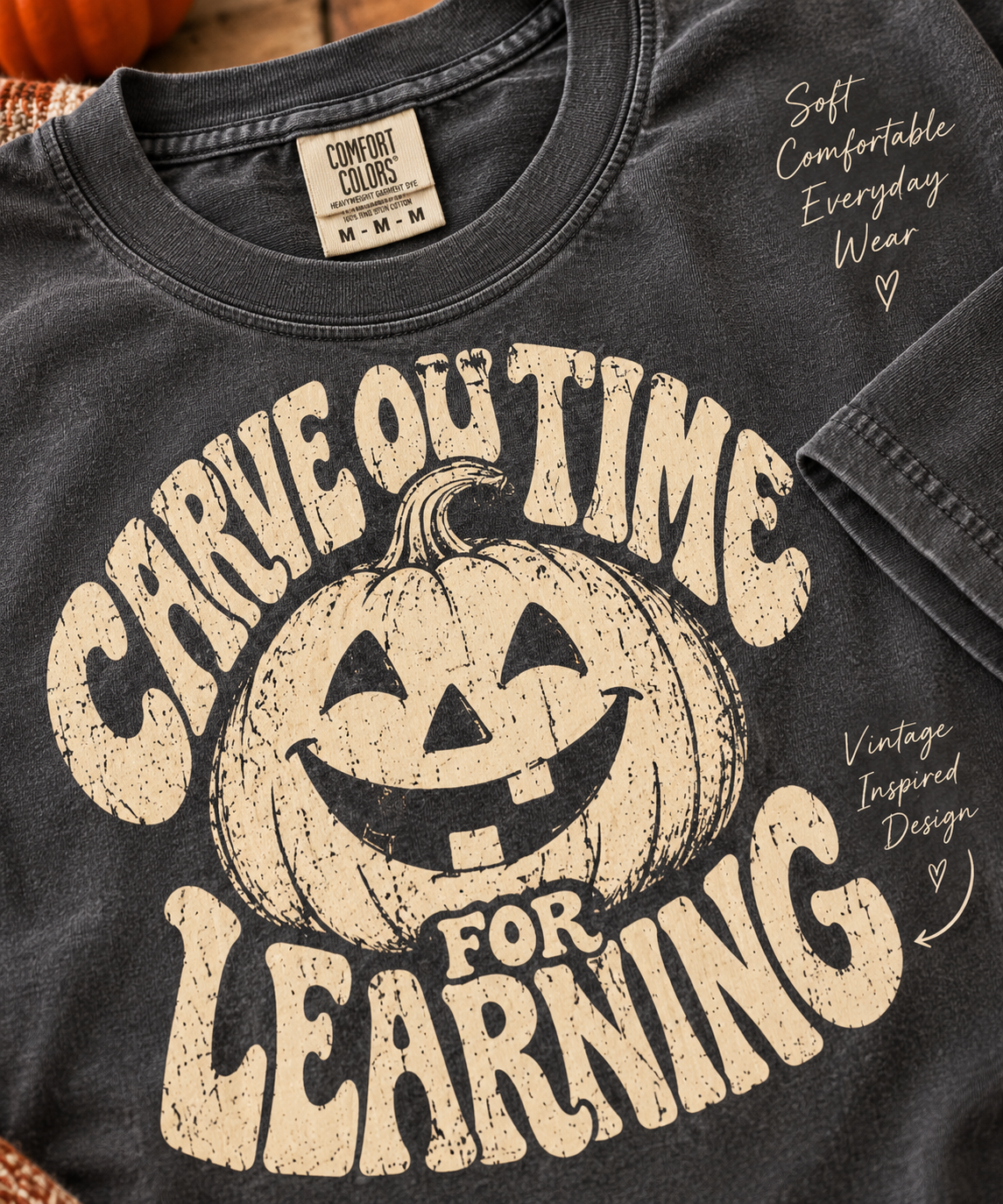 Carve Out Time for Learning – Fall Teacher Shirt